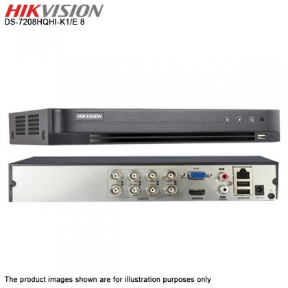 HIKVISION DS-7208HQHI-K1/E 8-Channel UP TP 4MP Turbo HD TVI AHD CVI CVBS IP CCTV 2WAY Audio DVR HIKVISION DS-7208HQHI-K1/E 8-Channel UP TP 4MP Turbo HD TVI AHD CVI CVBS IP CCTV 2WAY Audio DVR